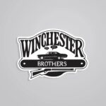 Winchester Brothers TV Shows Stickers