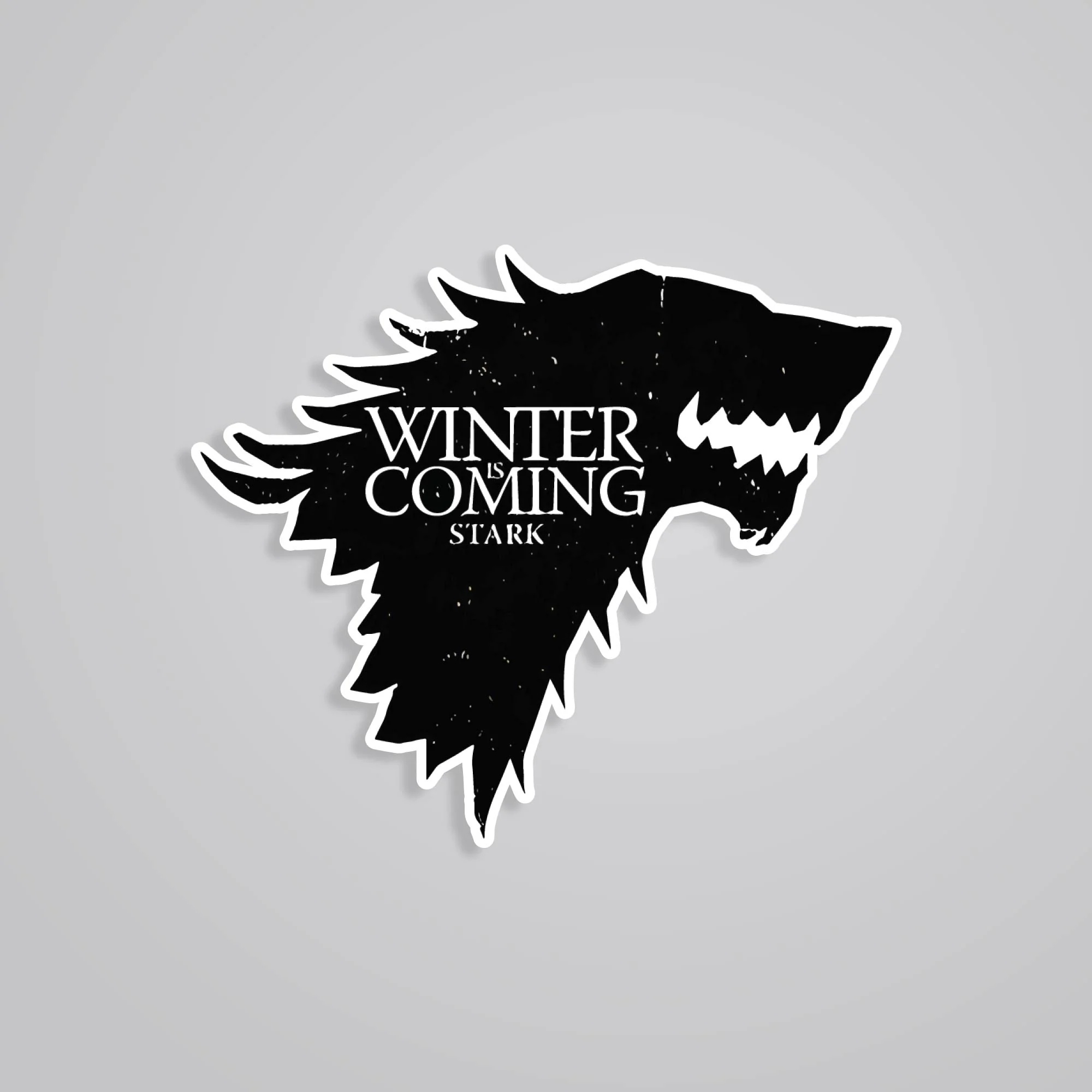 Winter Is Coming Stark TV Shows Stickers