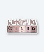 Women In Science Sticker