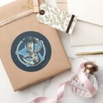 Woody Sheriff Badge Classic Round Sticker