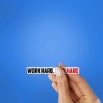 Work Hard Play Hard Sticker