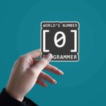 Worlds 1 Programmer Sticker