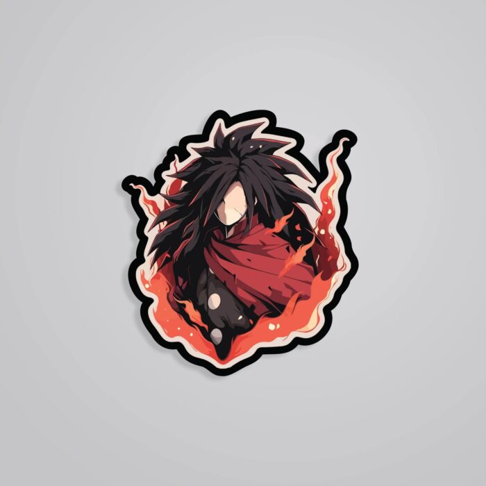 Wrath Of Madara Uchiha Anime Stickers