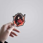 Wrath Of Madara Uchiha Anime Stickers