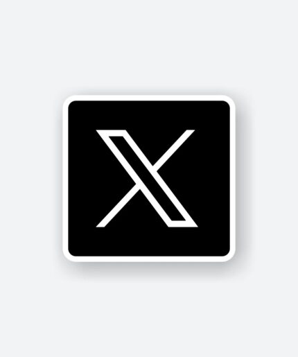 XTwitter Logo Sticker