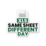 Xls Same Sheet Different Day Sticker