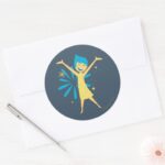 YAY CLASSIC ROUND STICKER