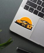 Yellow Pagani Huayra Sticker