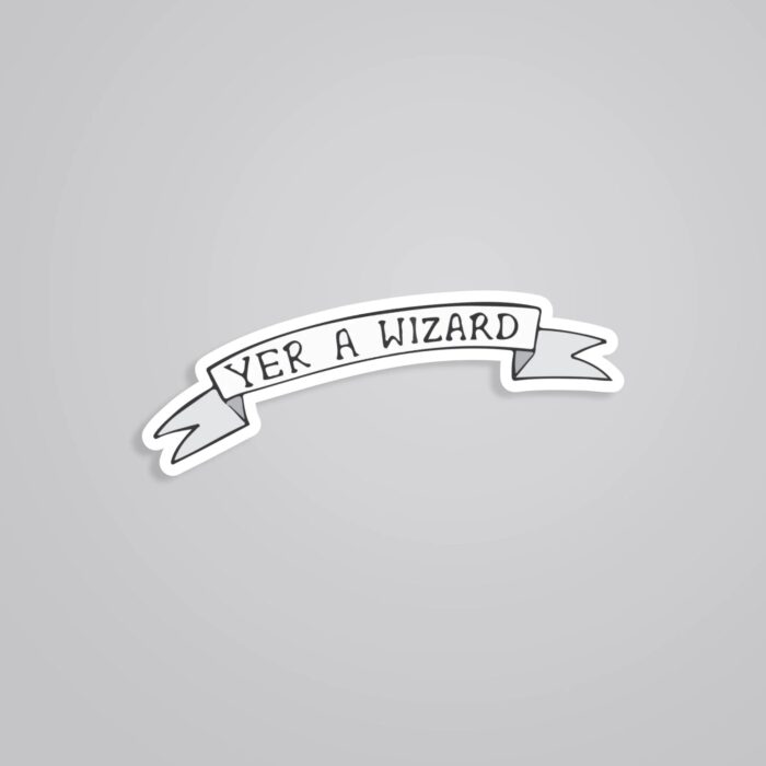 Yer A Wizard Movies Stickers