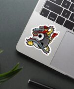 Yin Yang Dragon Sticker