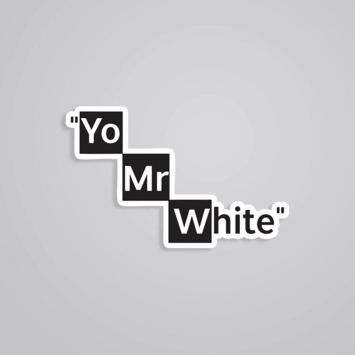 Yo Mr. White TV Shows Stickers