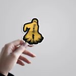 Yondaime Silhouette Anime Stickers