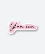 You Can Sticker