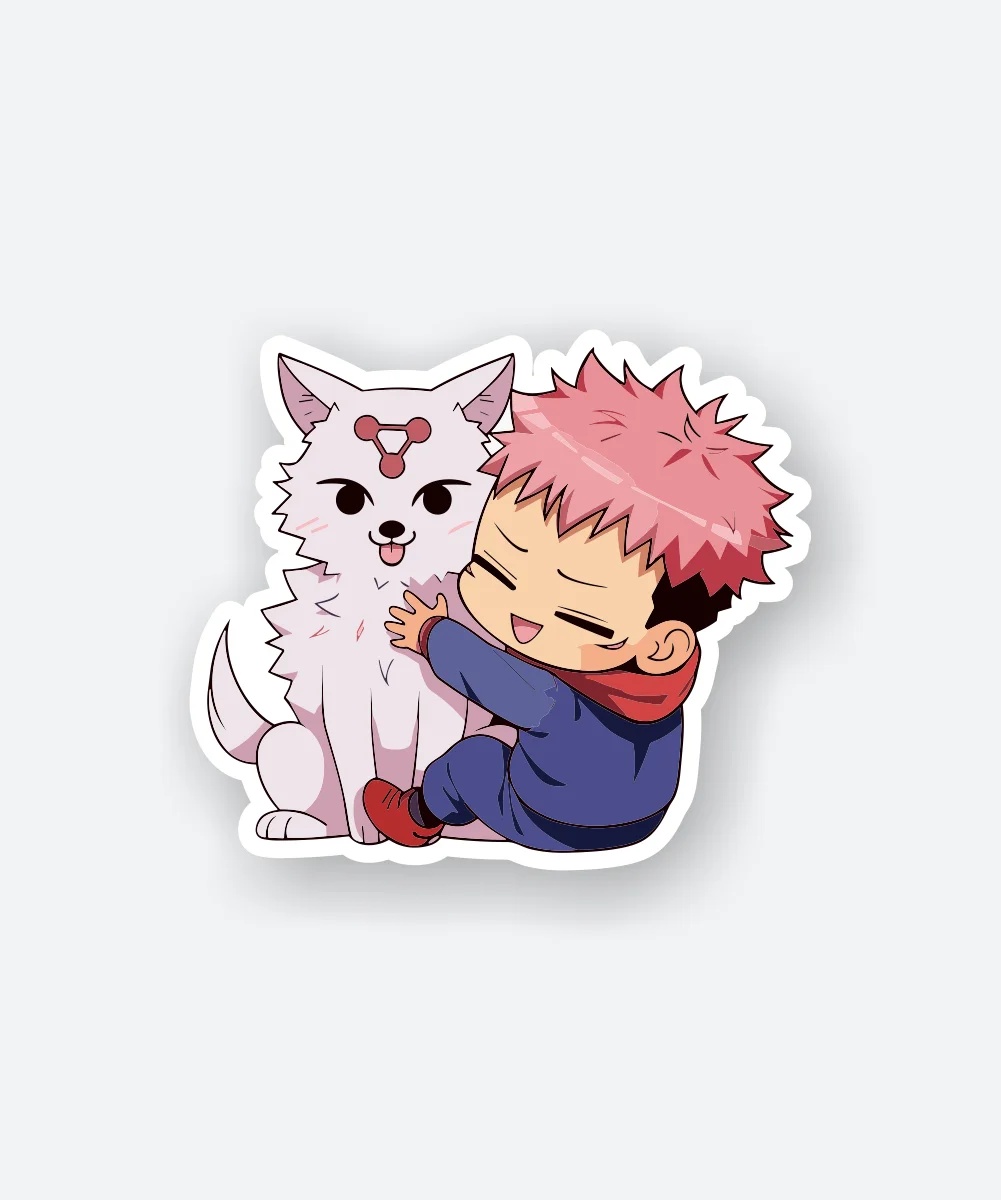 Yuji Itadori Cute Chibbi Sticker