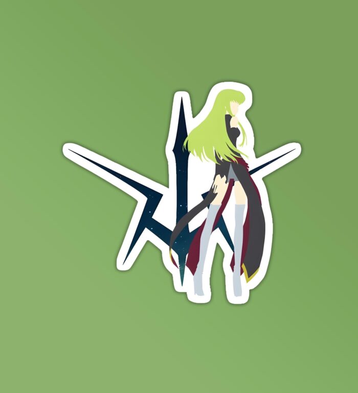 Yukana Nogami Code Geass Laptop Mobile Stickers