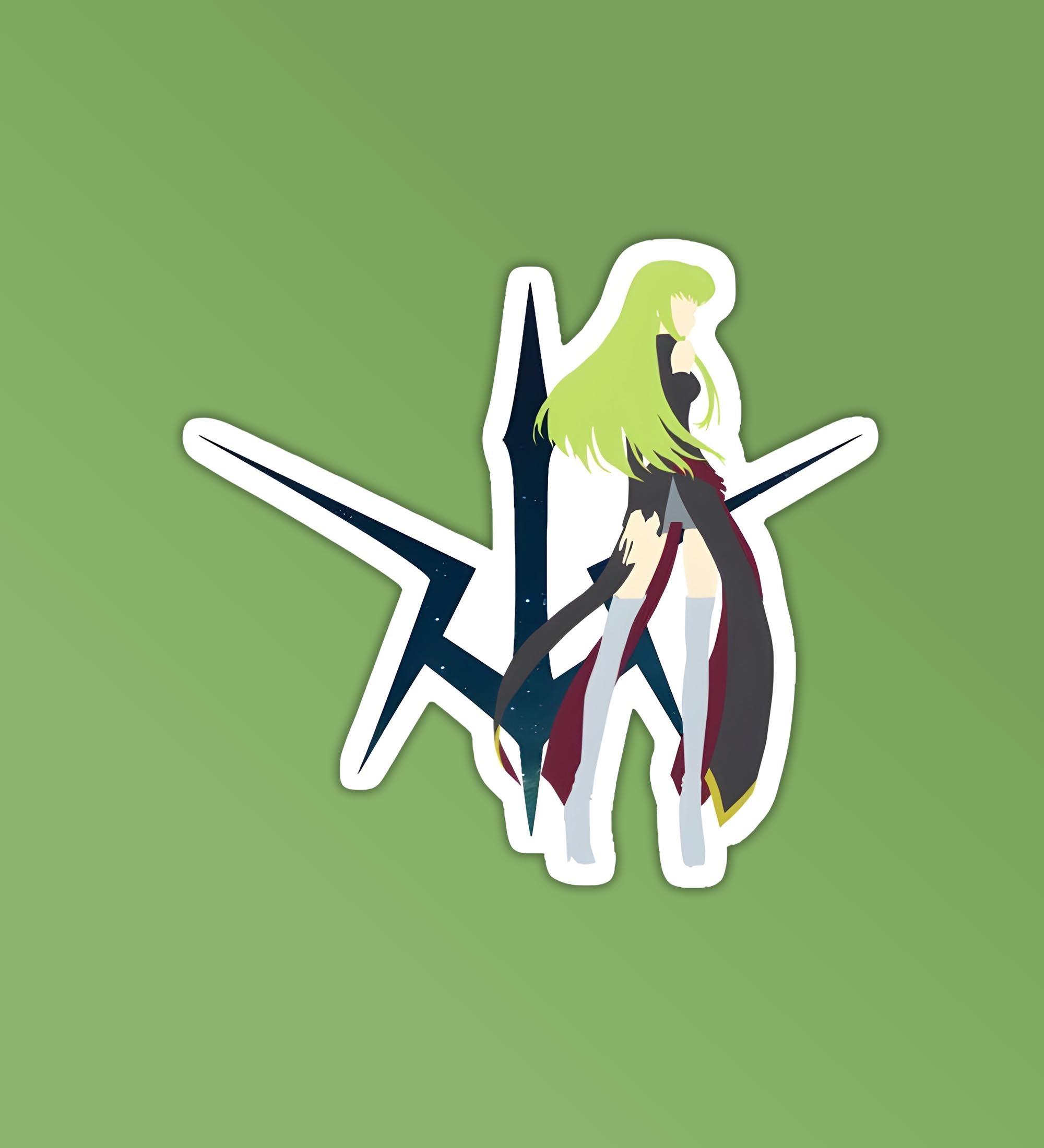 Yukana Nogami Code Geass Laptop Mobile Stickers