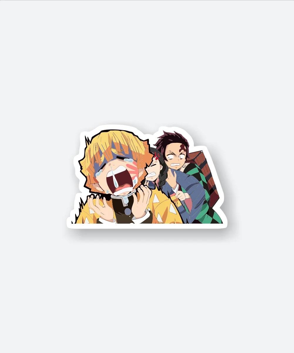 Zenitsu Agatsuma Crying Sticker