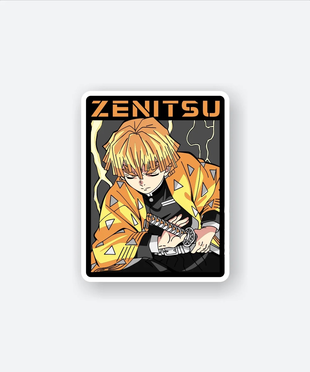 Zenitsu Agatsuma Attack Sticker