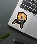 Zenitsu Attack Kimetsu No Yaiba Sticker