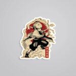 Zenitsus Thunderous Courage Anime Stickers