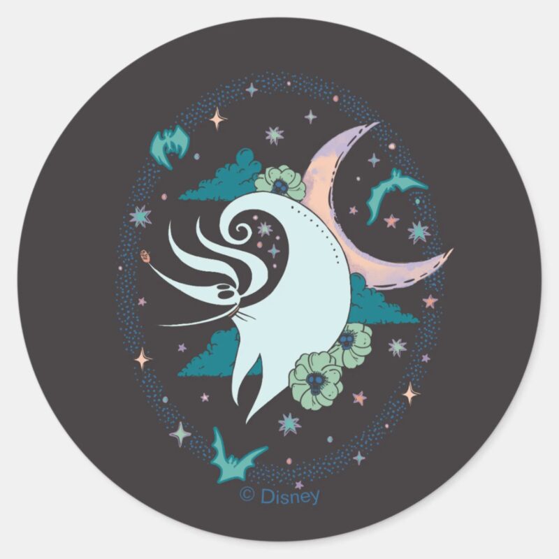 Zero Celestial Tarot Graphic Classic Round Sticker