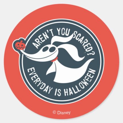 Zero Arent You Scared Classic Round Sticker