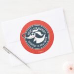 Zero Arent You Scared Classic Round Sticker