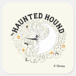 Zero The Haunted Hound Square Sticker
