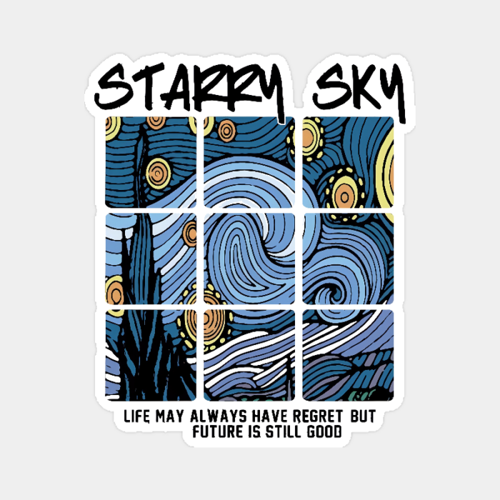 Cosmic Starry Sky Future Hope Vibes Sticker