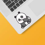 Cute Giant Panda Forest Sticker