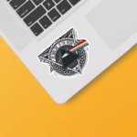 Dark Side Moon Prism Pink Floyd Tribute Sticker