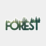 Deep Woods Forest Sticker