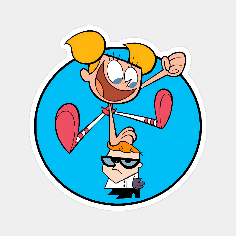 Dexter’s Laboratory Dee Dee Chaos Sticker
