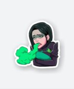 Grumpy Viper Valorant Sticker