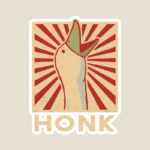 Honk Duck Funny Meme Sticker
