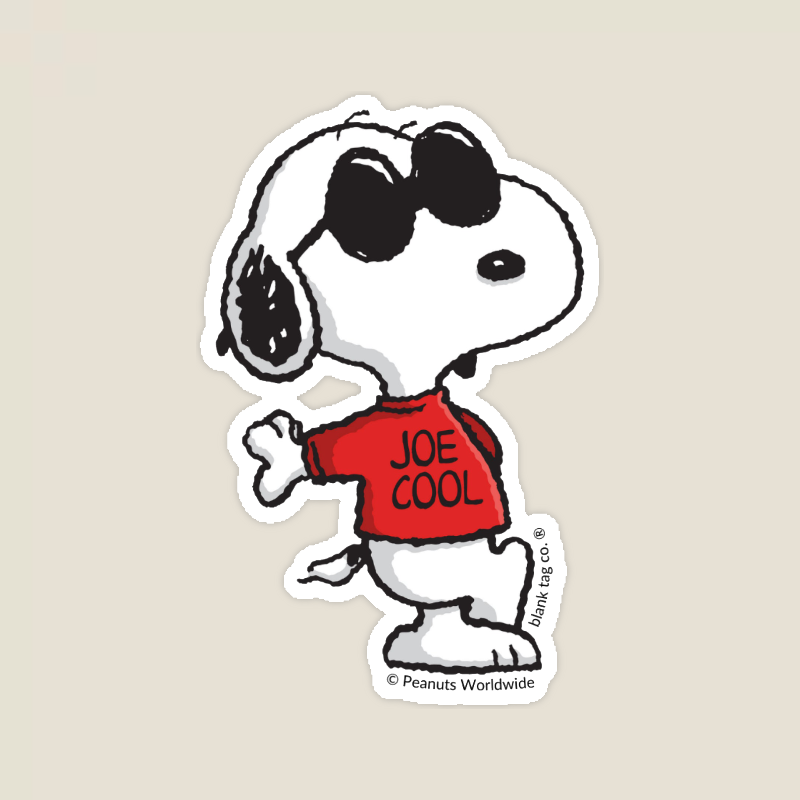 Joe Cool Hangout Peanuts Sticker