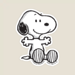 Joy Mode Snoopy Peanuts Sticker