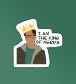 King Of Nerds   BBT Laptop   Mobile Sticker