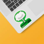 Kite-Eating Classic Peanuts Outdoor Fiasco Sticker