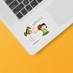 Lucy’s Football Trick Peanuts Sticker