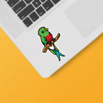 Majestic Quetzal Bird Sticker