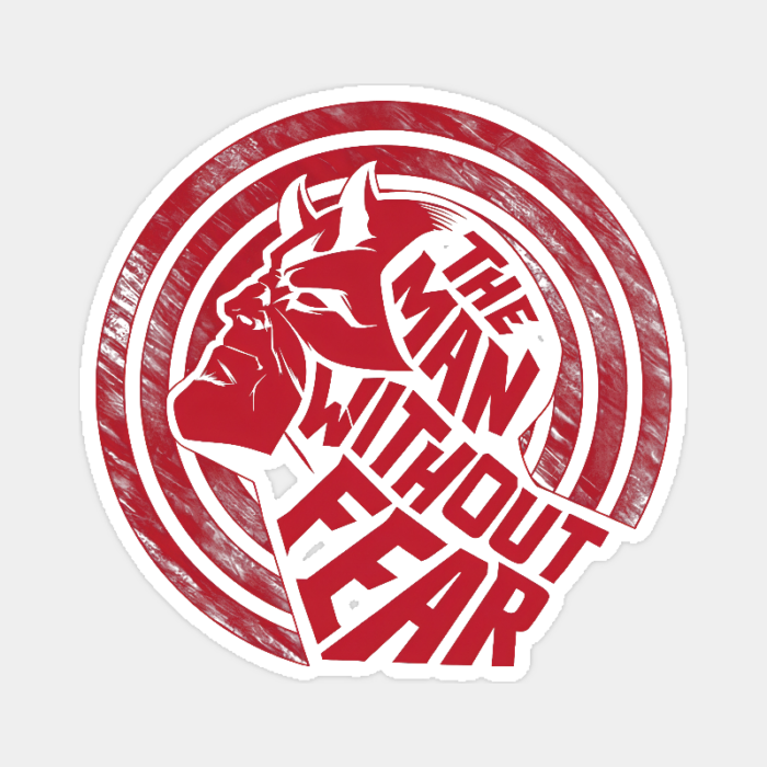 Man Without Fear Daredevil Hero Sticker