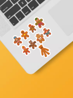 Marvel Avengers Gingerbread Lineup Sticker