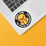 Motherquacker Mode Activated Duck with Attitude Sticker