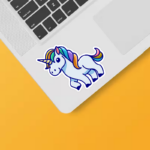 Mythical Rainbow Unicorn Sticker