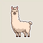 No Drama Llama Mood Sticker