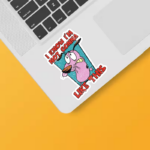 Not Gonna Like this Courage Cowardly Dog Sticker