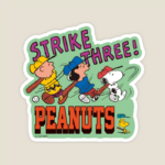 Peanuts Classic Strike Three Sticker