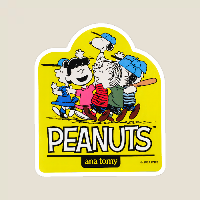 Peanuts League Classic Baseball Sticker