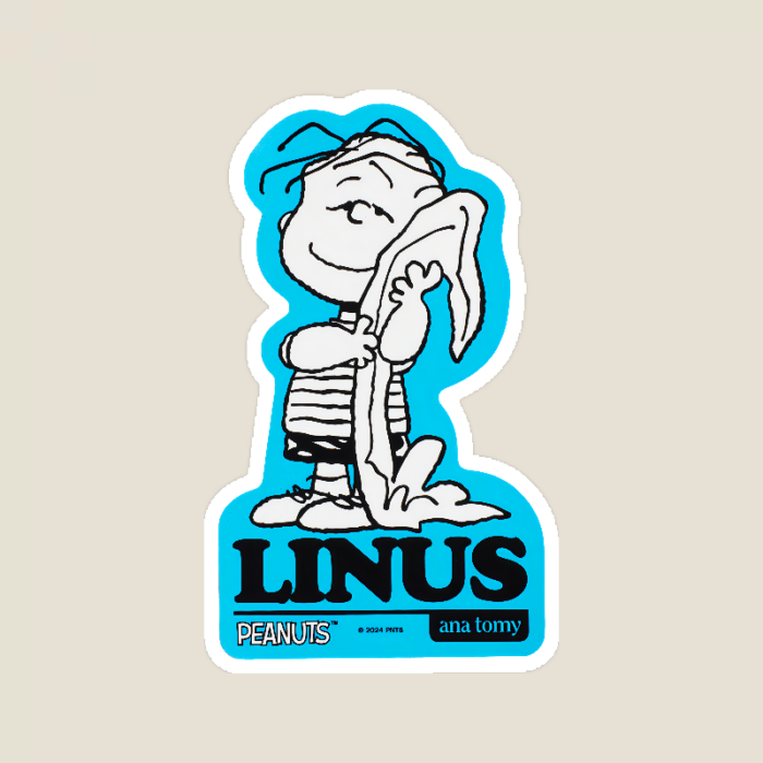 Peanuts Linus and His Legendary Blanket Sticker